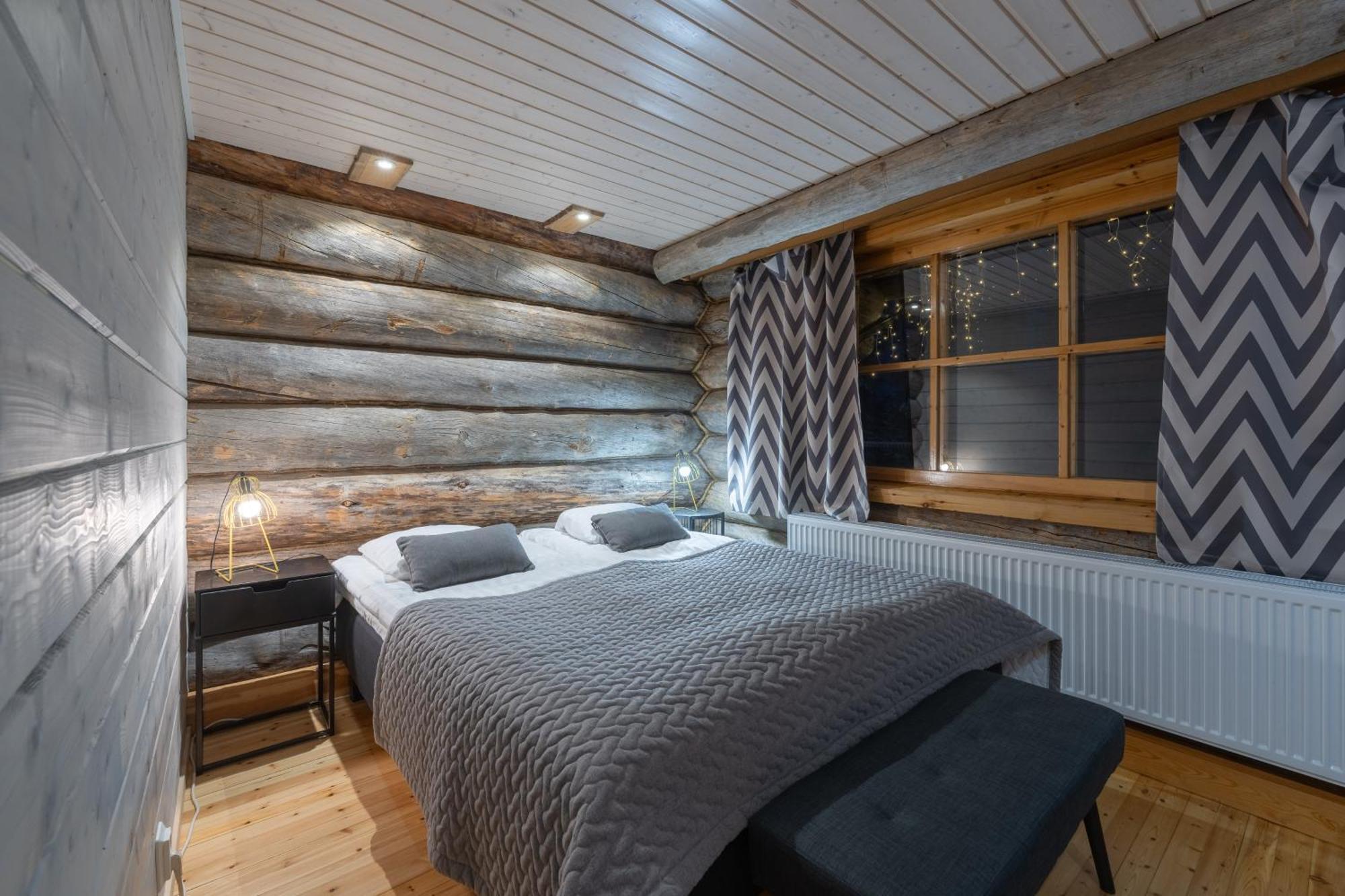 Kuukkeli Log Houses Aurora Resort Сариселка Екстериор снимка