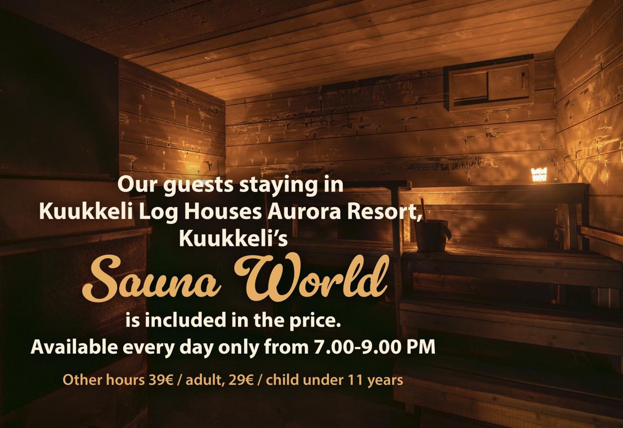 Kuukkeli Log Houses Aurora Resort Сариселка Екстериор снимка